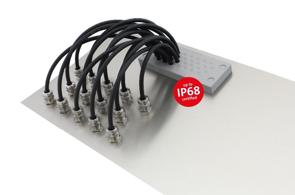 Kabeldurchführungsplatten KEL-DPU nun auch IP68 zertifiziert